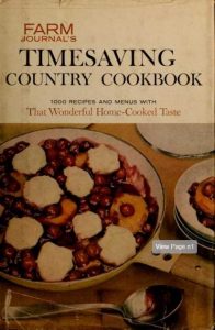 Farm Journal TimeSaving Country Cookbook with 1000 Recipes and Menus