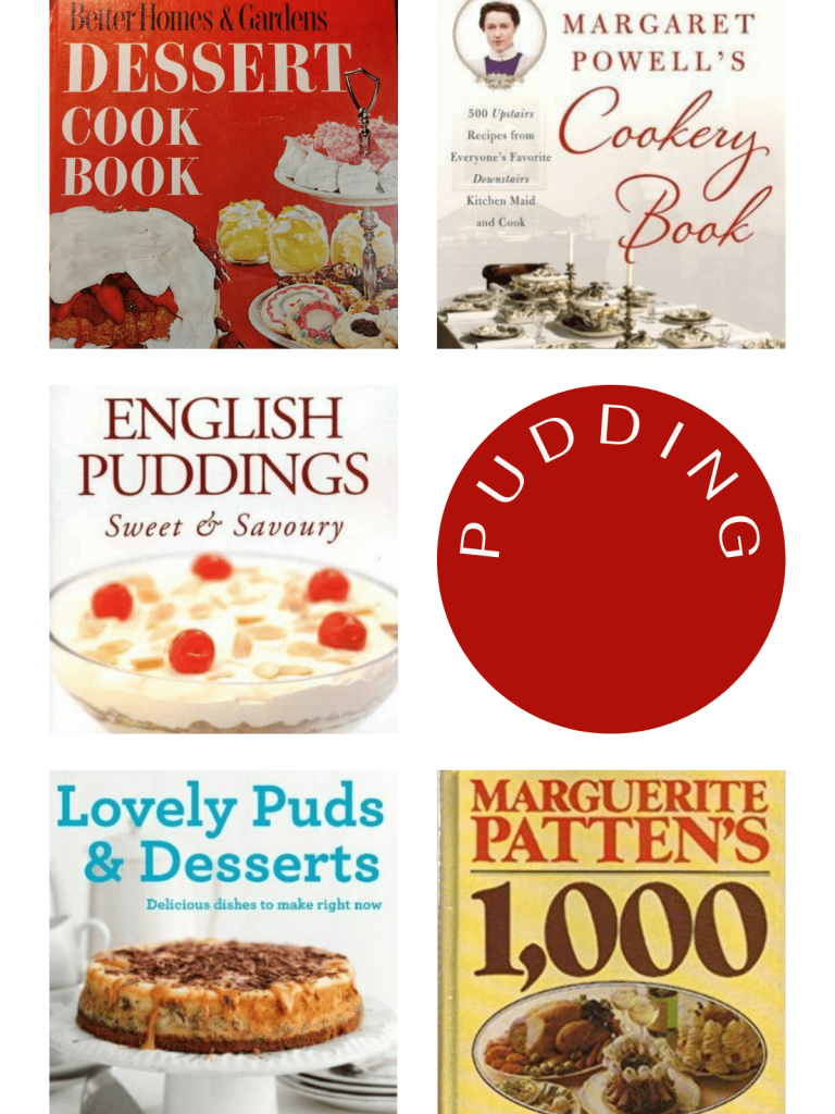 Pudding cookbooks