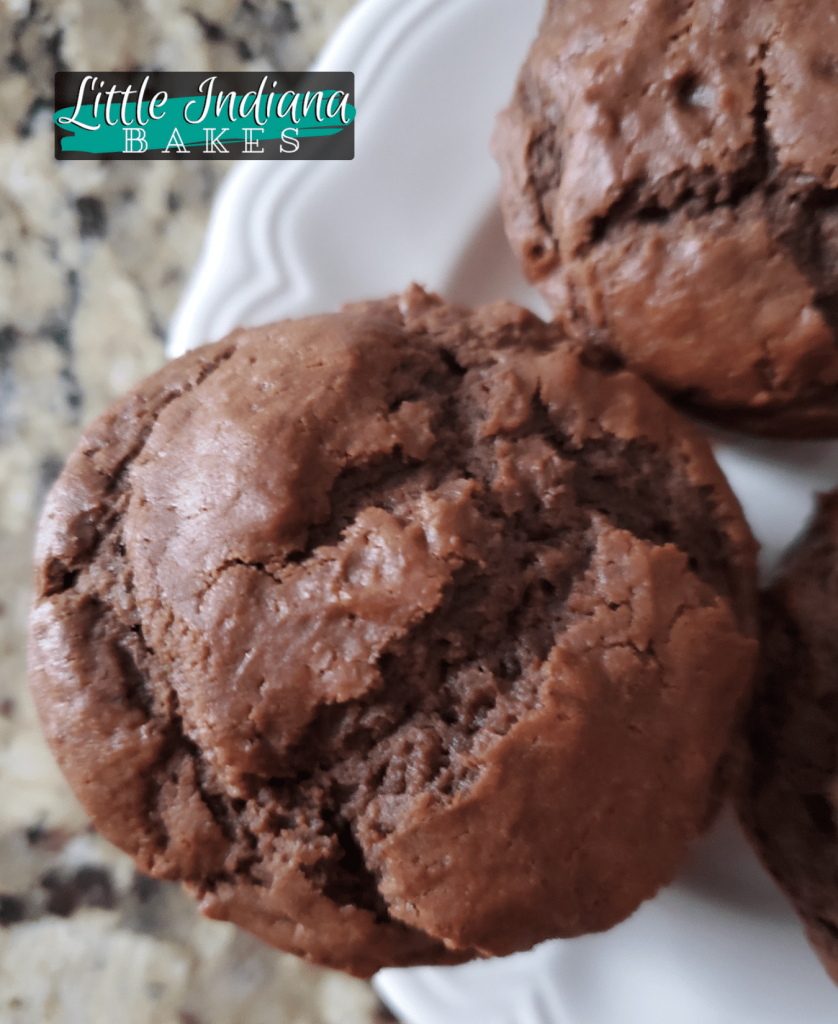 Chocolate muffins for breakfast that aren't too sweet.