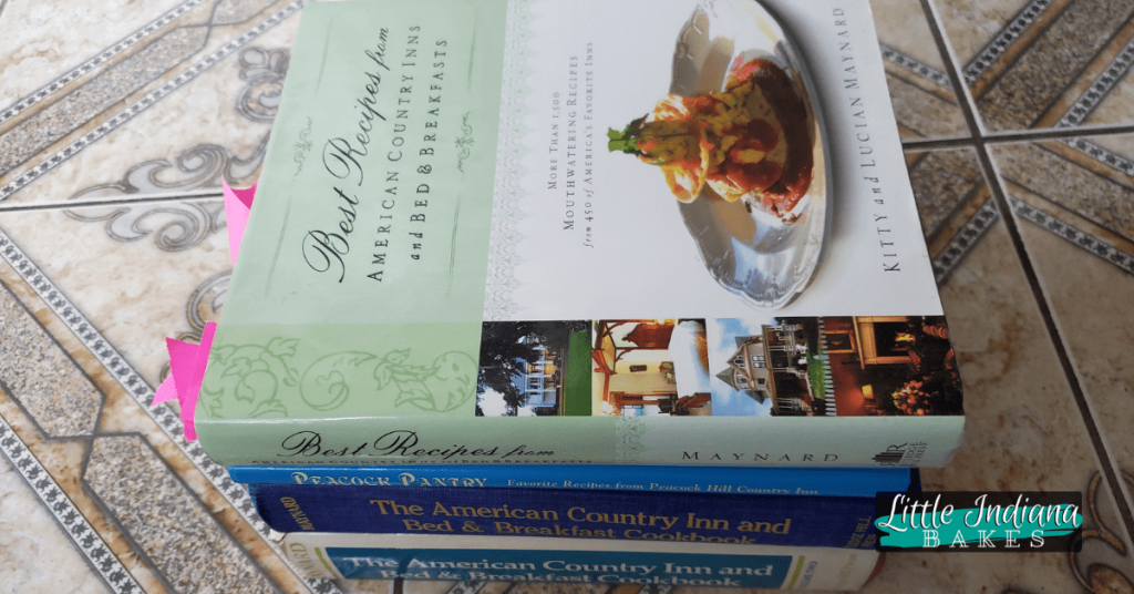 Bed and breakfast cookbooks have wonderful recipes for every occasion