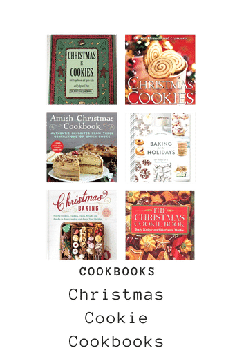giant list of vintage and new Christmas cookie cookbooks