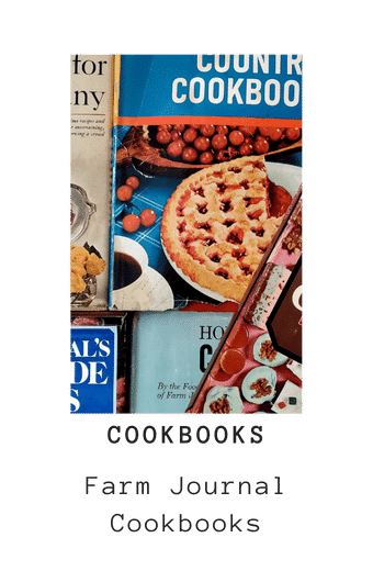 list of all the published Farm Journal Cookbooks