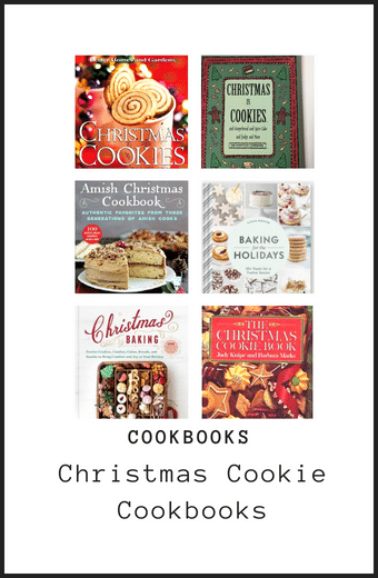 A giant list of Christmas Cookie Cookbooks available for sale