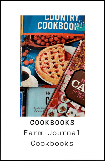 Comprehensive Farm Journal Cookbooks list